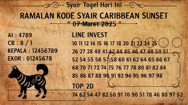 Prediksi Caribbean Sunset