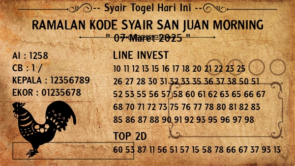 Prediksi San Juan Morning