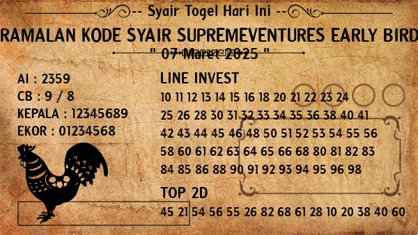 Prediksi Supremeventures Early Bird