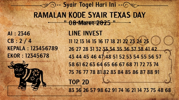Prediksi Texas Day