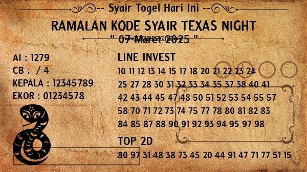 Prediksi Texas Night