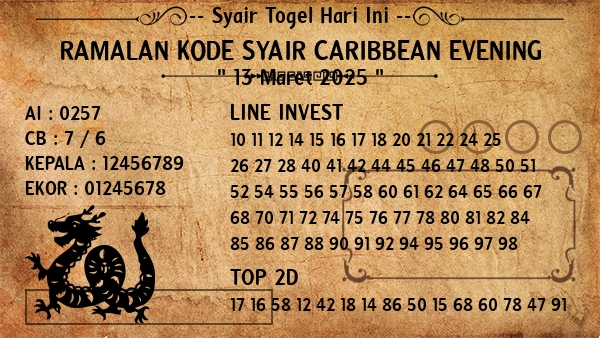 Prediksi Caribbean Evening