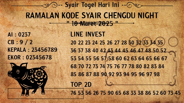 Prediksi Chengdu Night