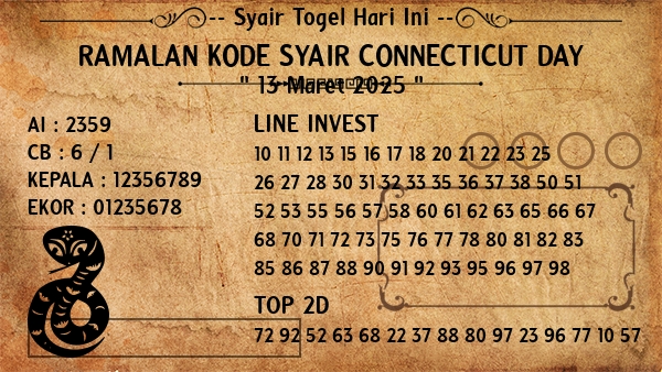 Prediksi Connecticut Day