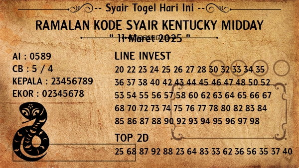 Prediksi Kentucky Midday