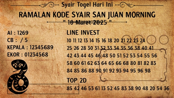 Prediksi San Juan Morning