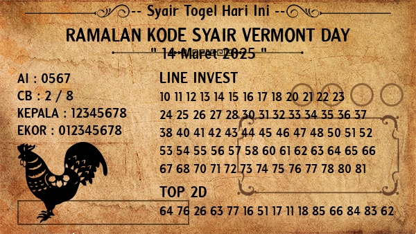Prediksi Vermont Day
