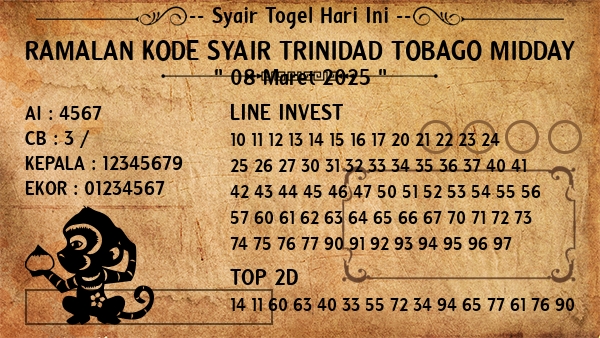 Prediksi Trinidad Tobago Midday