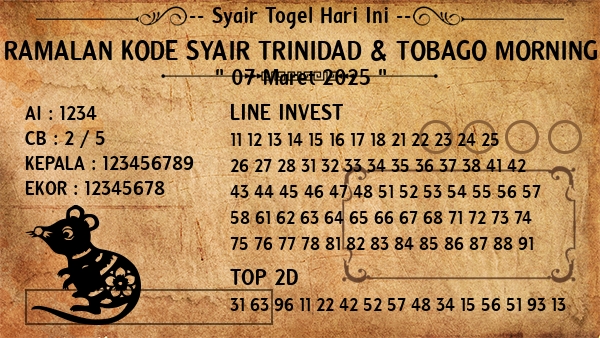 Prediksi Trinidad & Tobago Morning